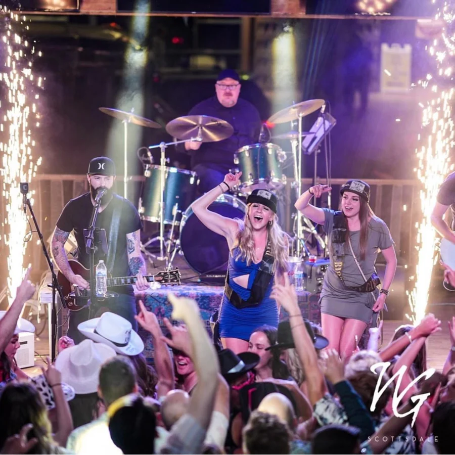 Victorious Secret performing for the Wasted Grain crowd